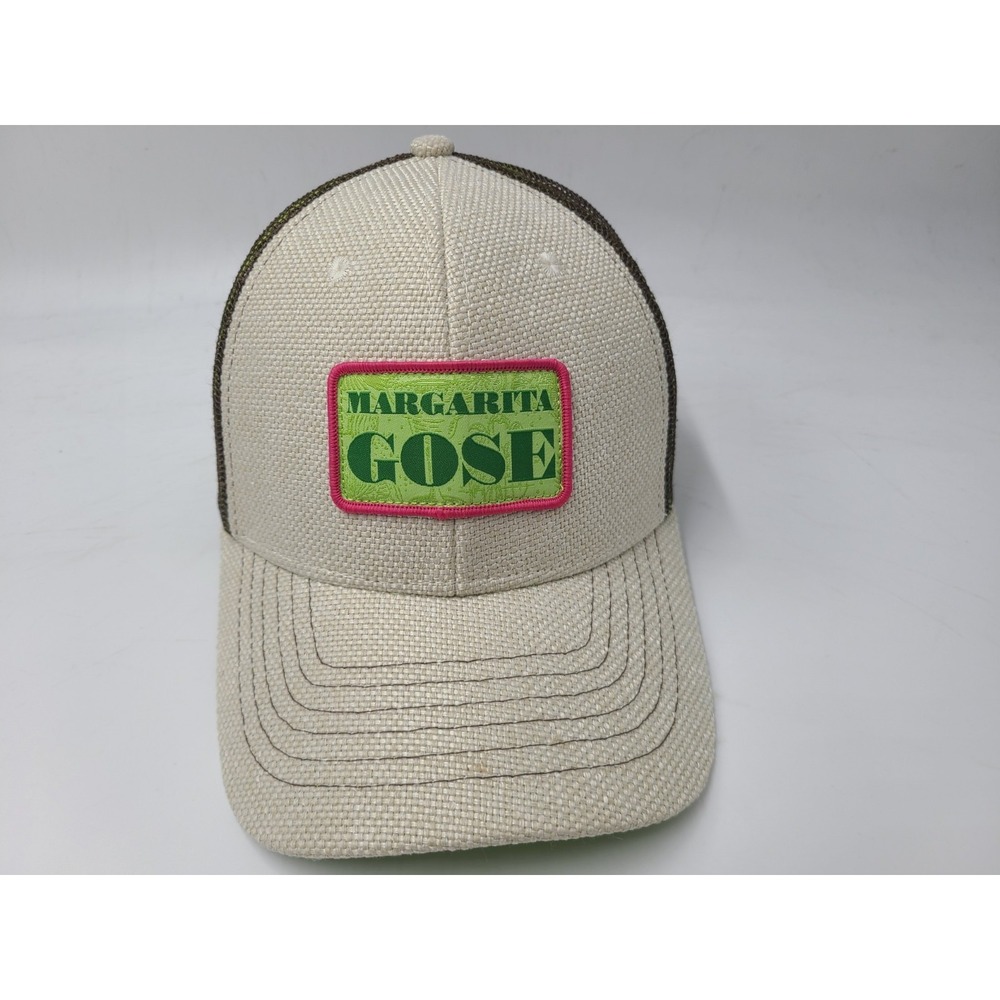 Margarita Gose Cigar City Brewing Mesh Trucker Snapback Hat Cap Men Beige Brown